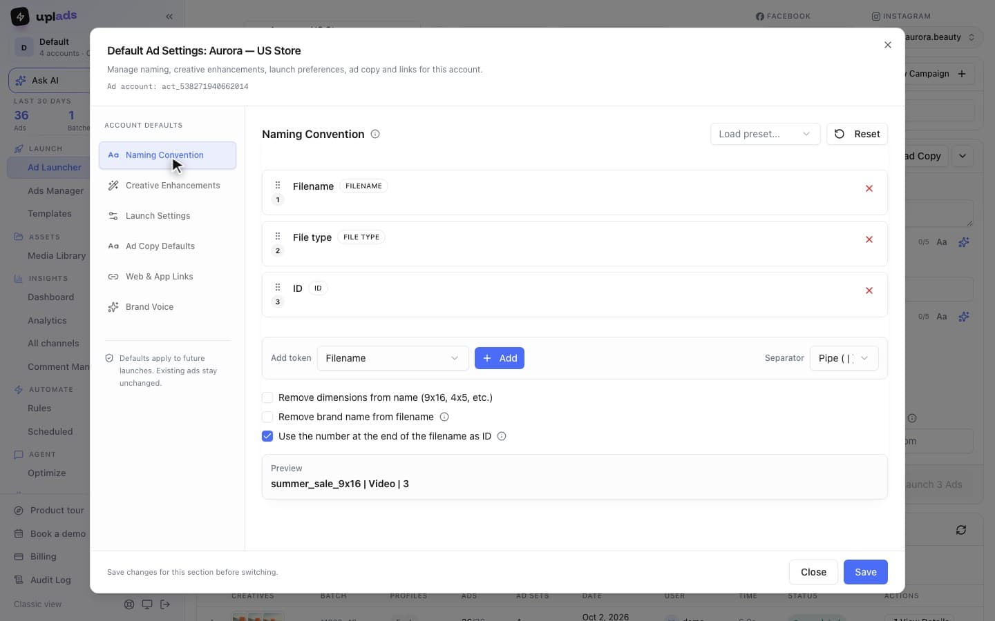Facebook Ads Naming Convention Guide (2026) + Templates