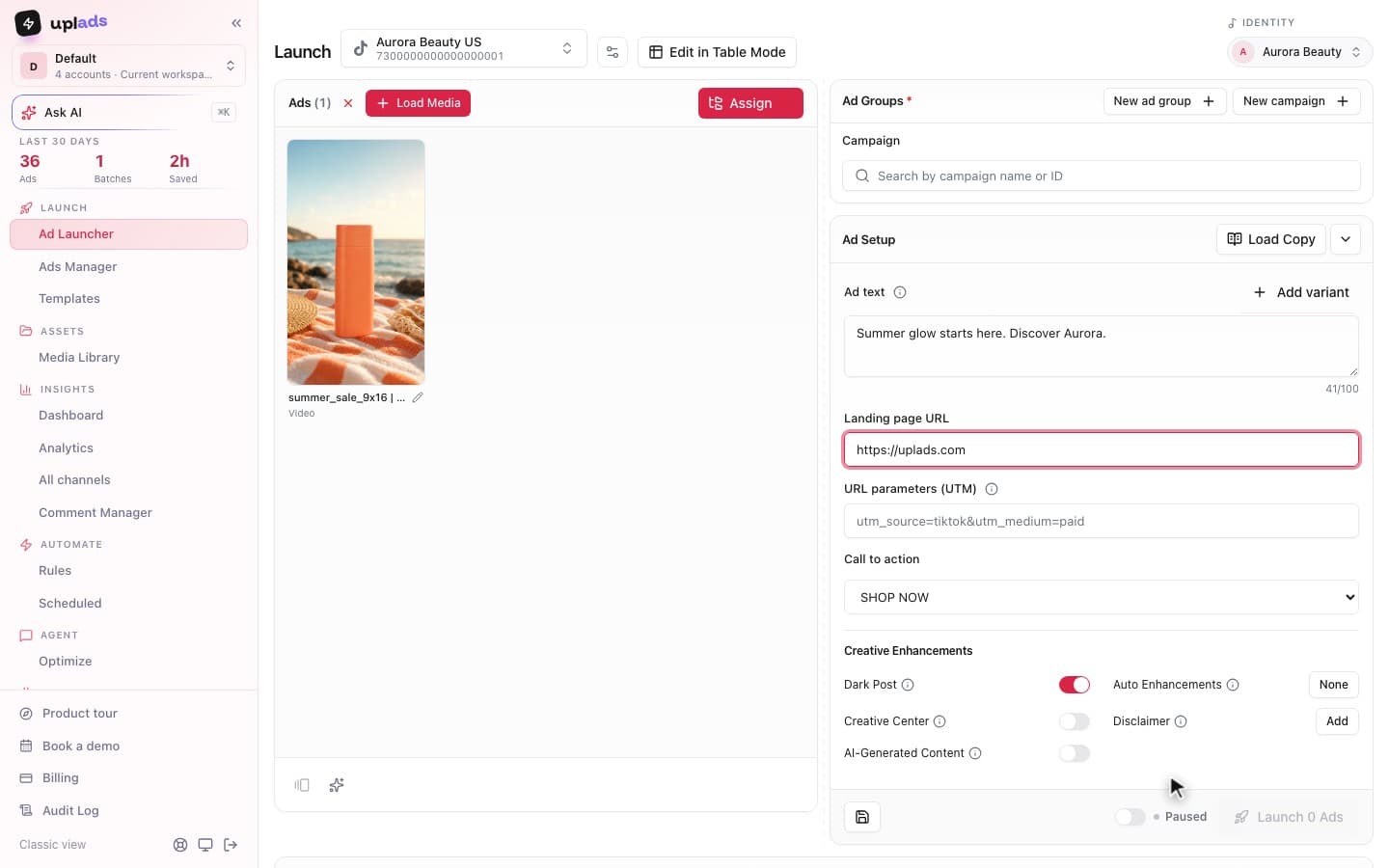 Bulk TikTok Ads Launch: The Complete 2026 Guide